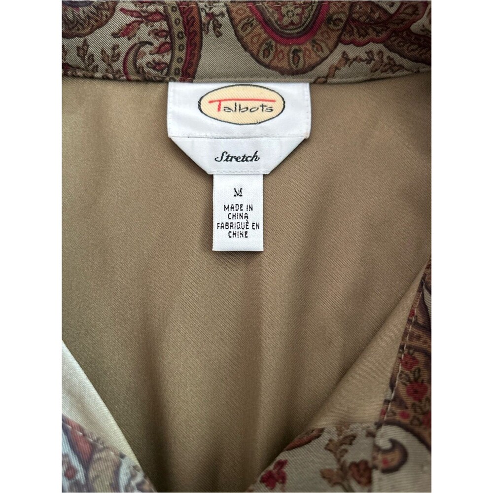 Equestrian - Dark Academia- Cottage CabinCore - Paisley Button-Up - Size Medium - Picture 3 of 10